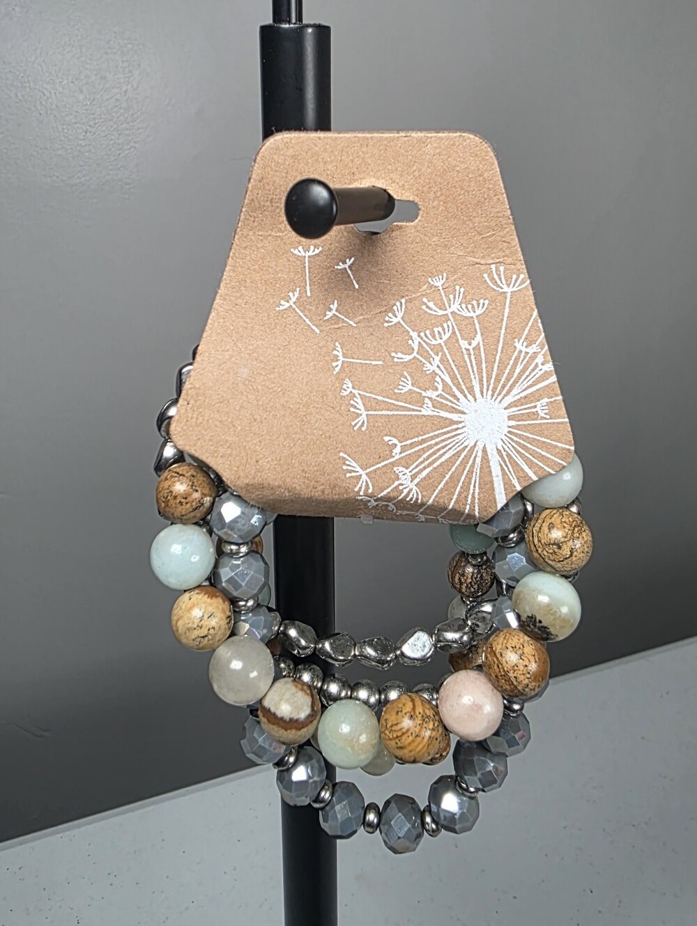 Stackable Beaded Stretch Bracelet Set